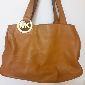 Michael Kors tan shoulder bag